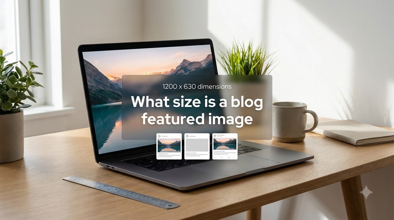 What size is a blog featured image