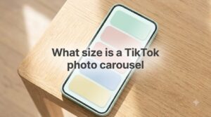 What size is a TikTok photo carousel