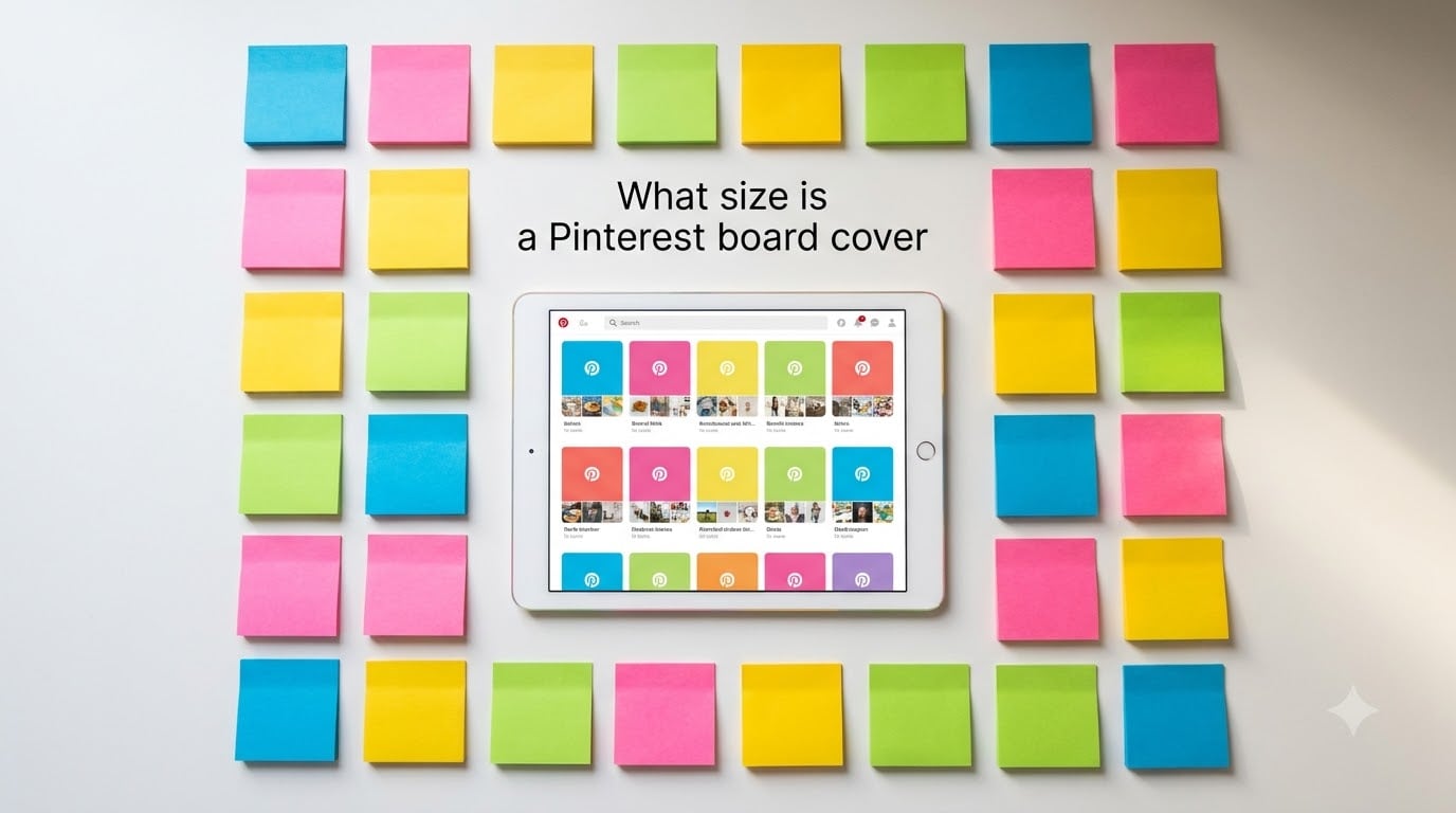 What size is a Pinterest board cover