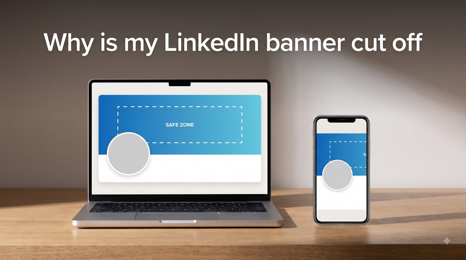 Why is my LinkedIn banner cut off