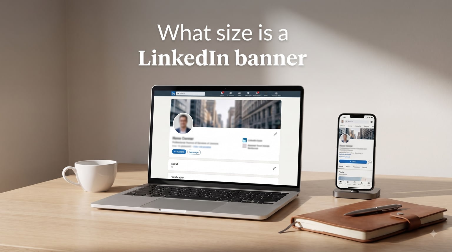 What size is a LinkedIn banner