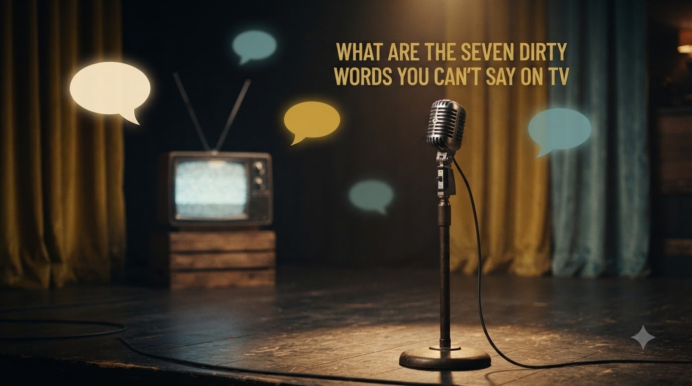 What are the seven dirty words you can't say on TV