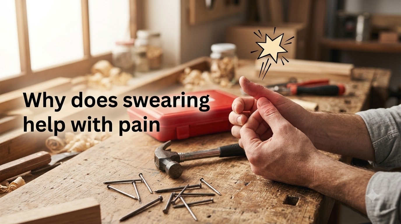 Why does swearing help with pain