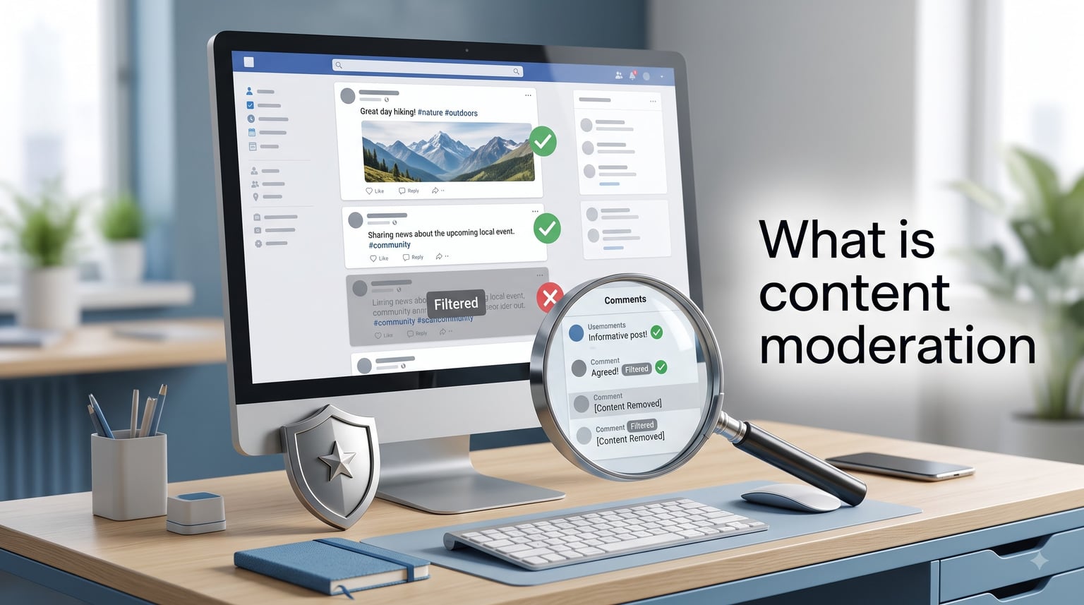 What is content moderation