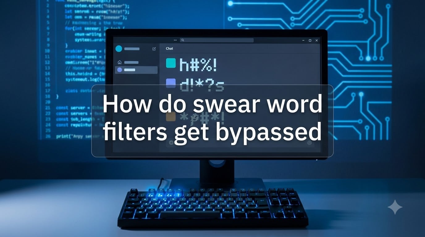 How do swear word filters get bypassed