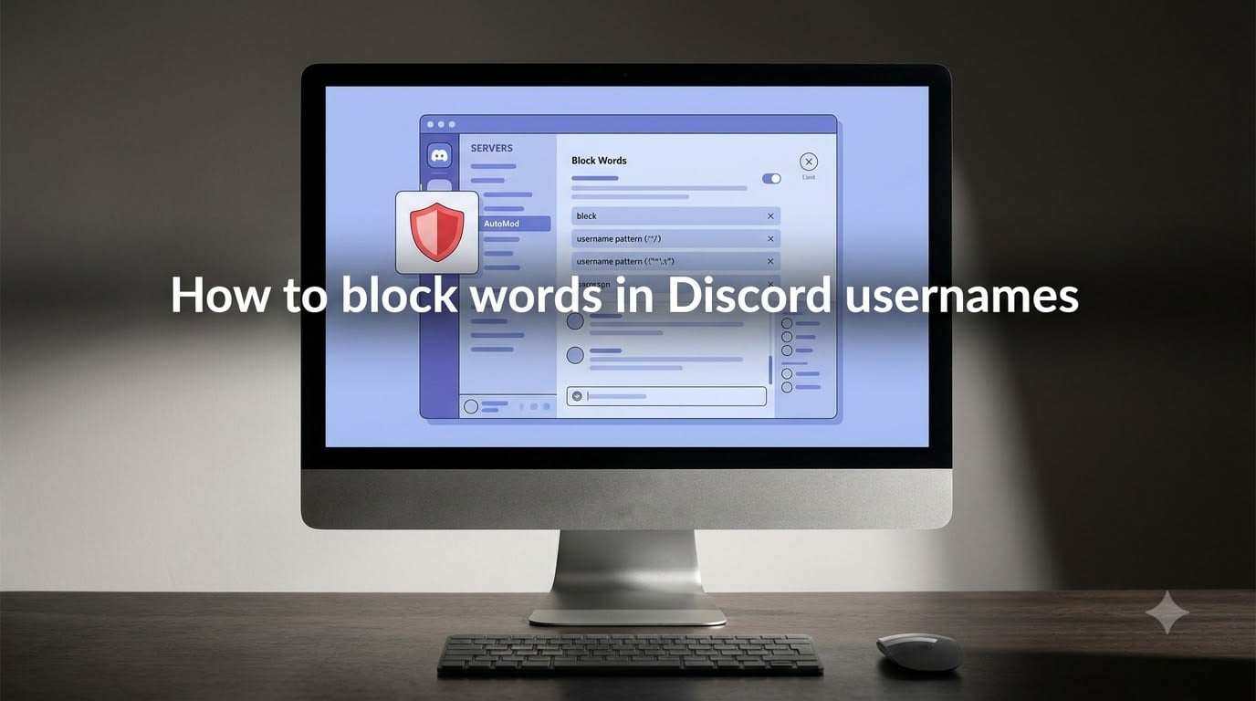 How to block words in Discord usernames