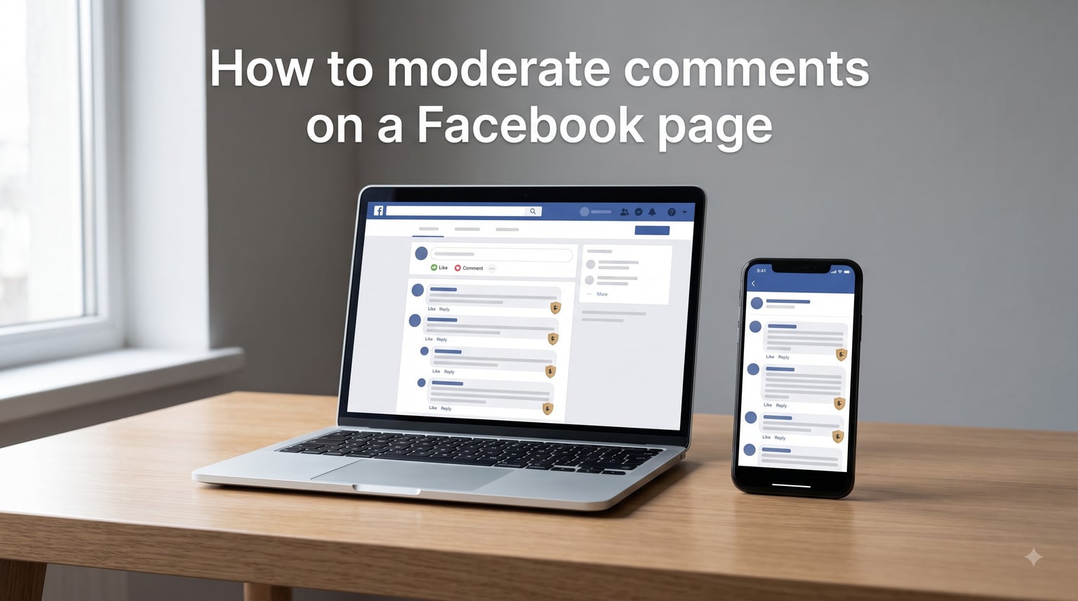 How to moderate comments on a Facebook page