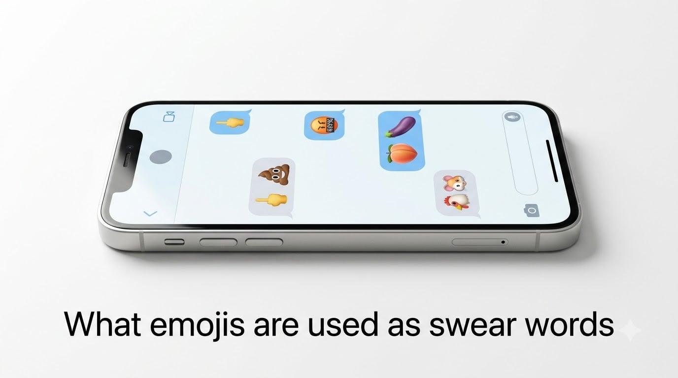 What emojis are used as swear words