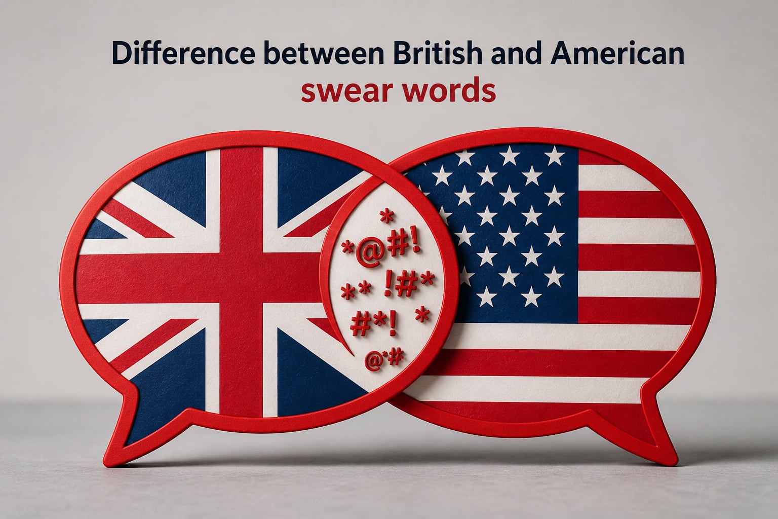 Difference between British and American swear words