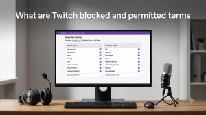 What are Twitch blocked and permitted terms
