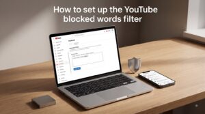 How to set up the YouTube blocked words filter