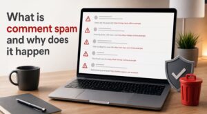 What is comment spam and why does it happen