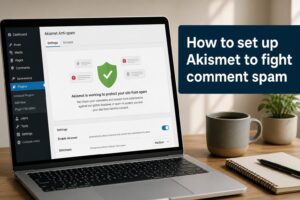 How to set up Akismet to fight comment spam