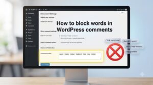 How to block words in WordPress comments