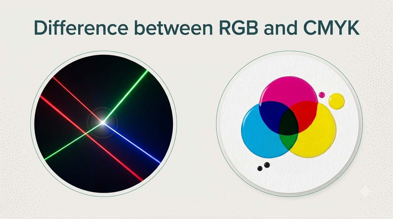 Difference between RGB and CMYK