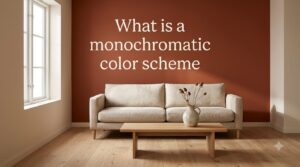 What is a monochromatic color scheme
