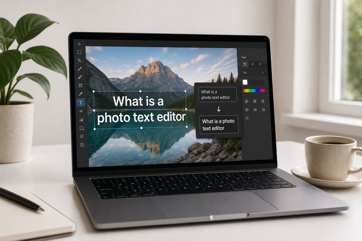 What is a photo text editor