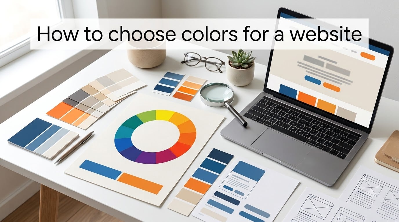 How to choose colors for a website