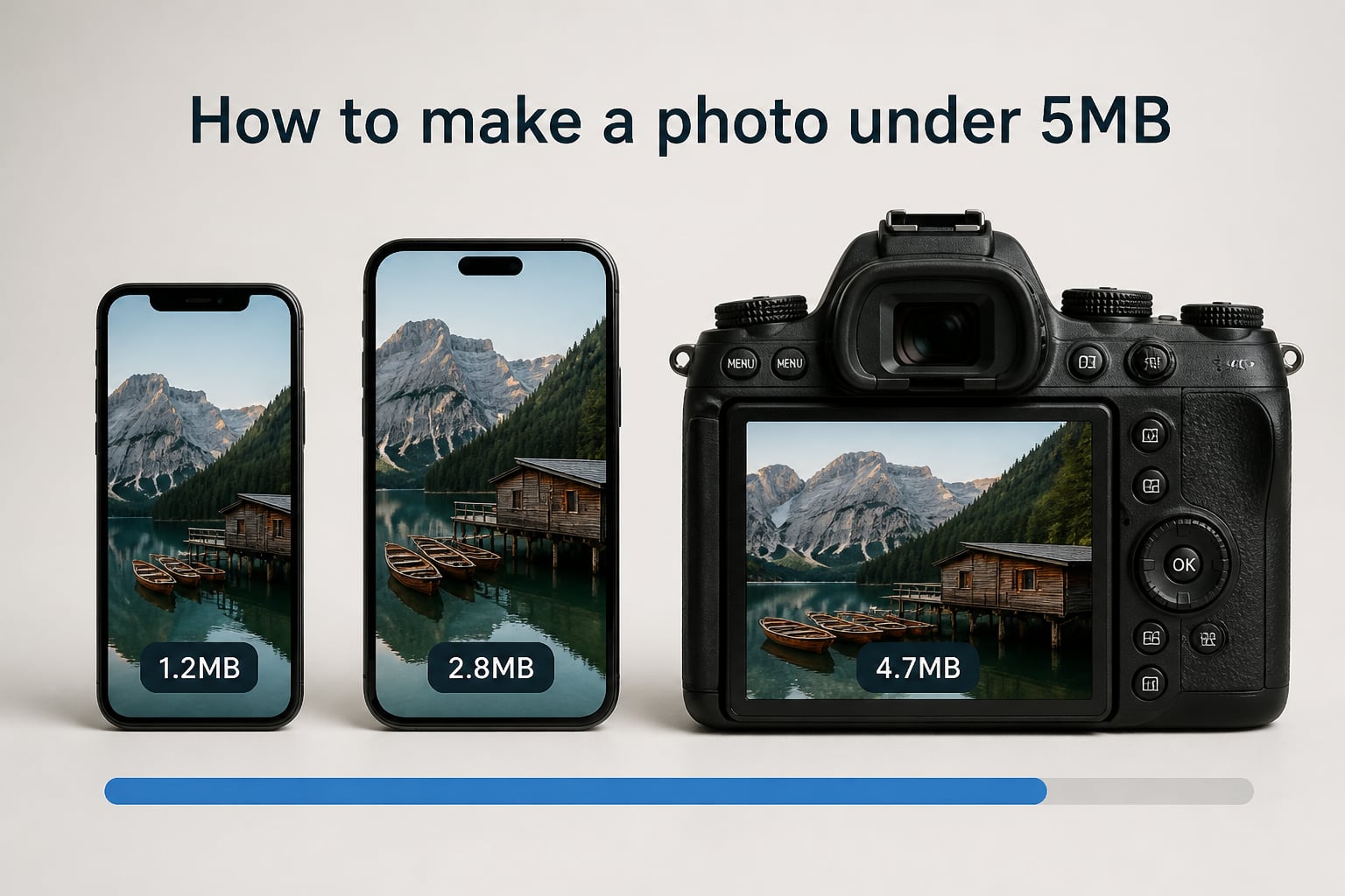 How to make a photo under 5MB