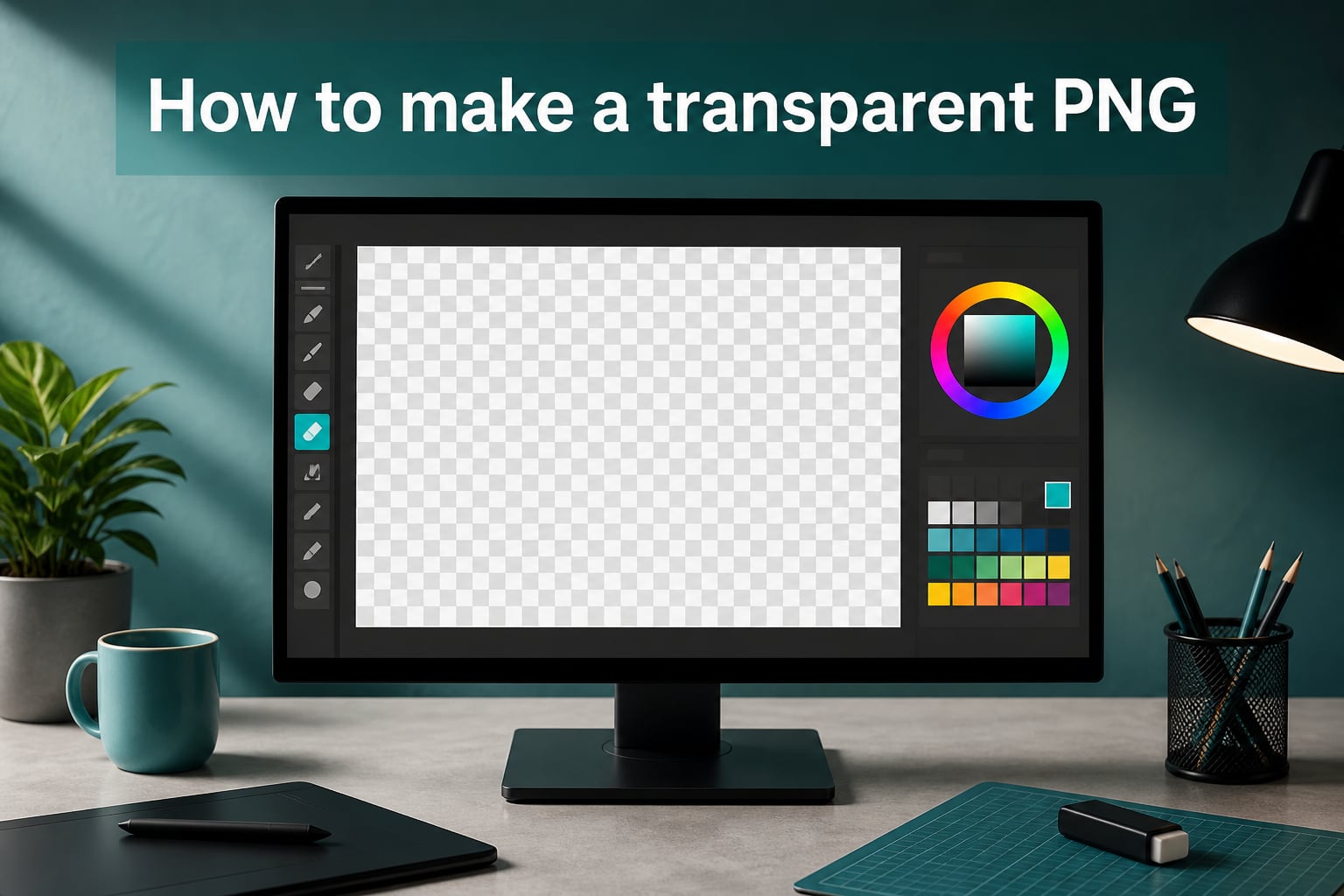 How to make a transparent PNG