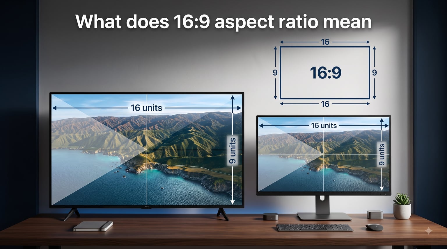 What does 16:9 aspect ratio mean