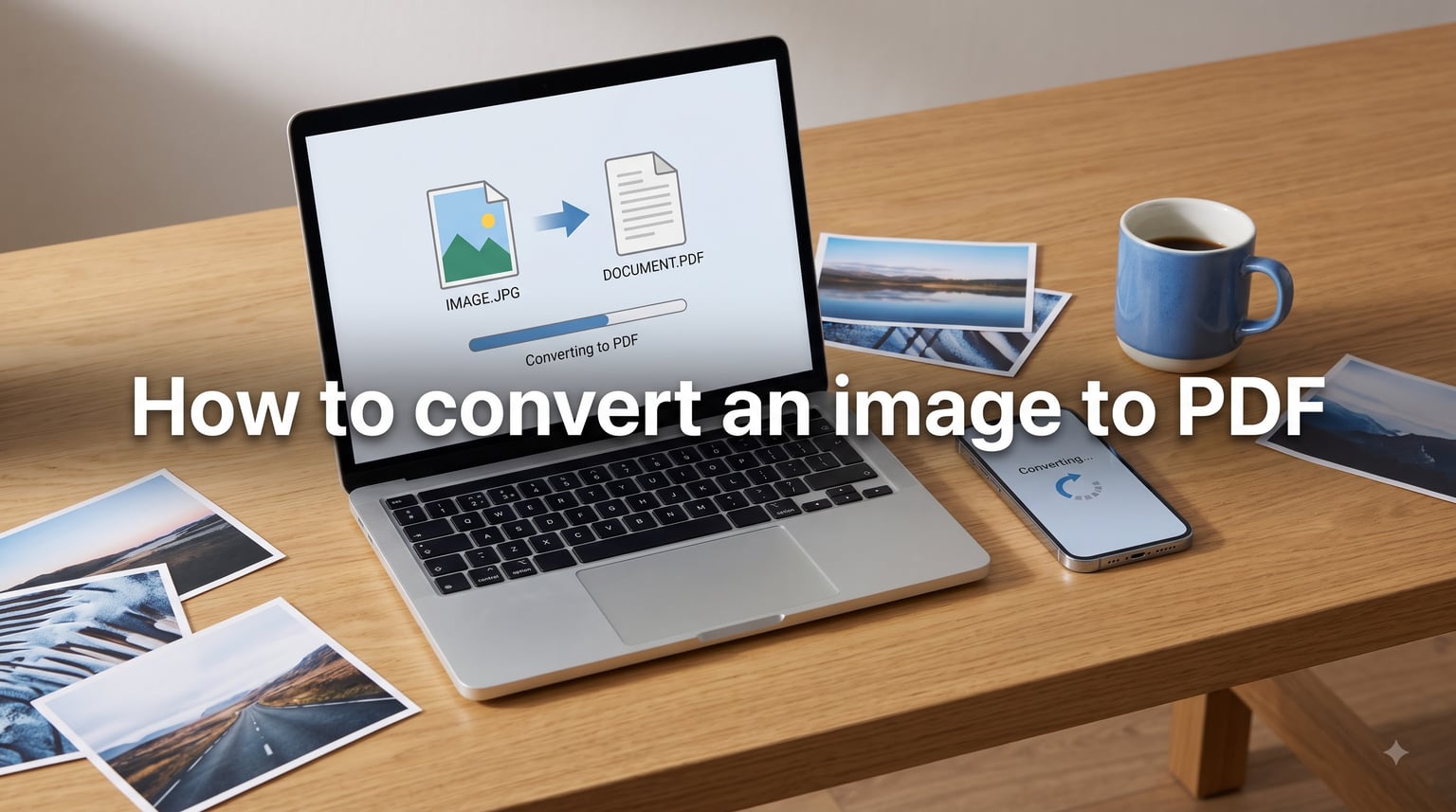 How to convert an image to PDF