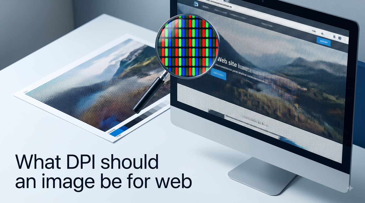What DPI should an image be for web