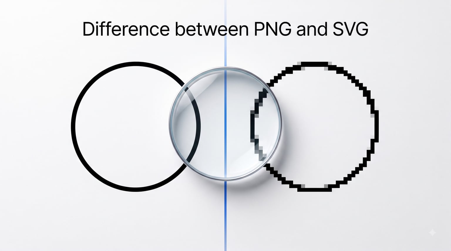 Difference between PNG and SVG