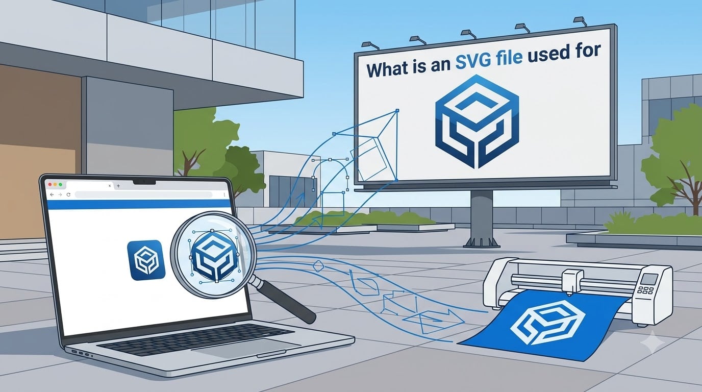 What is an SVG file used for