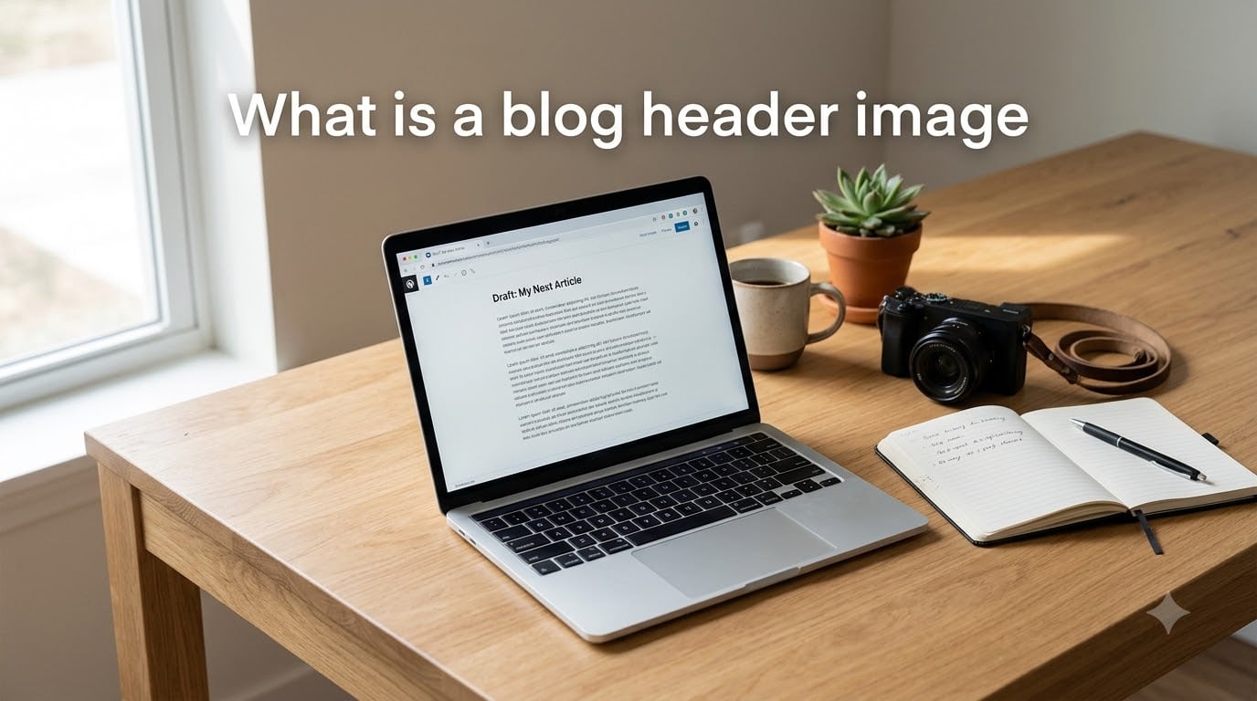 What is a blog header image