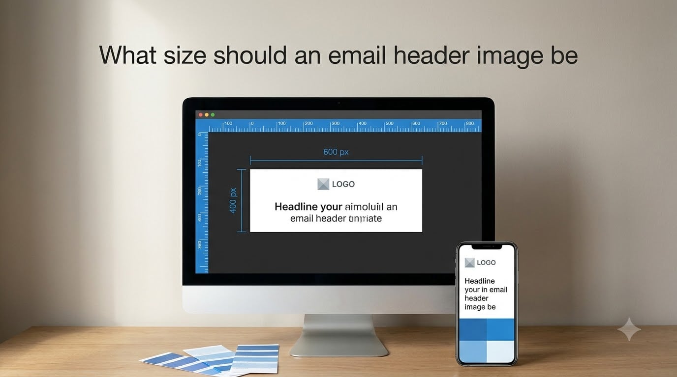 What size should an email header image be