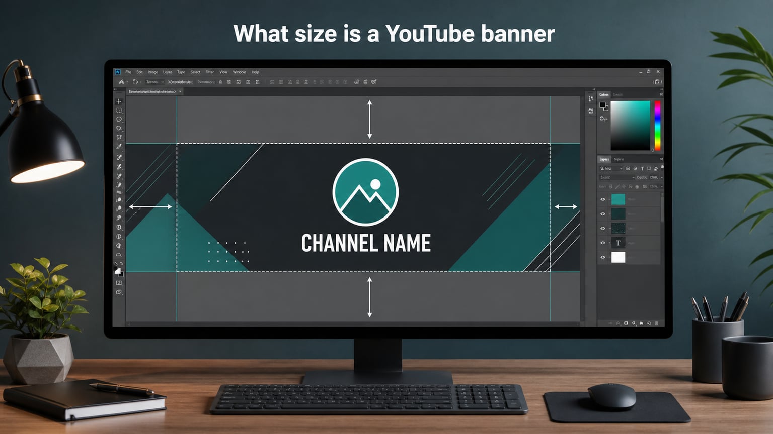 What size is a YouTube banner