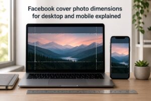 Facebook cover photo dimensions for desktop and mobile explained