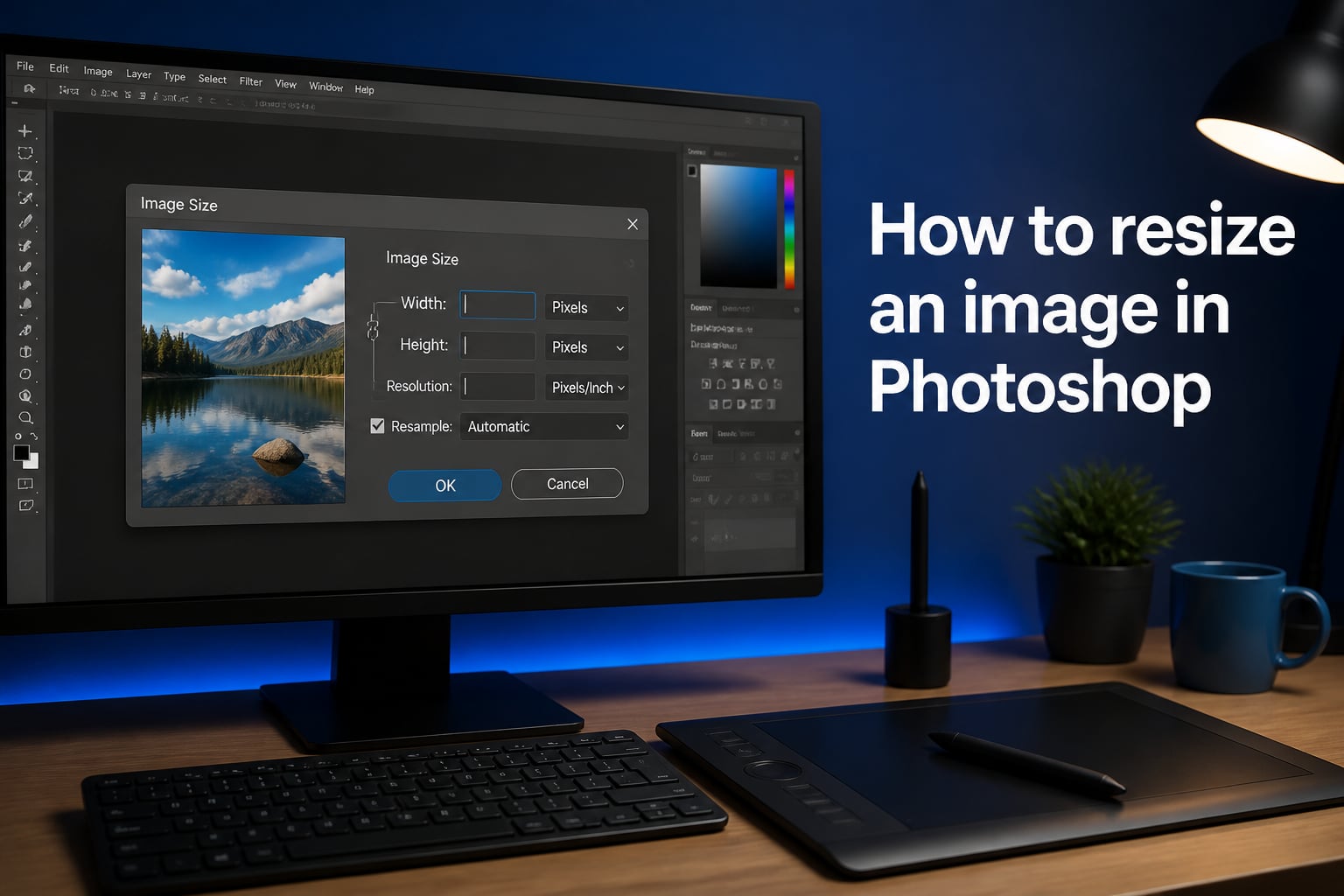 How to resize an image in Photoshop